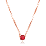 Marrow Fine Jewelry Ruby Sweet Nothings Choker [Rose Gold]