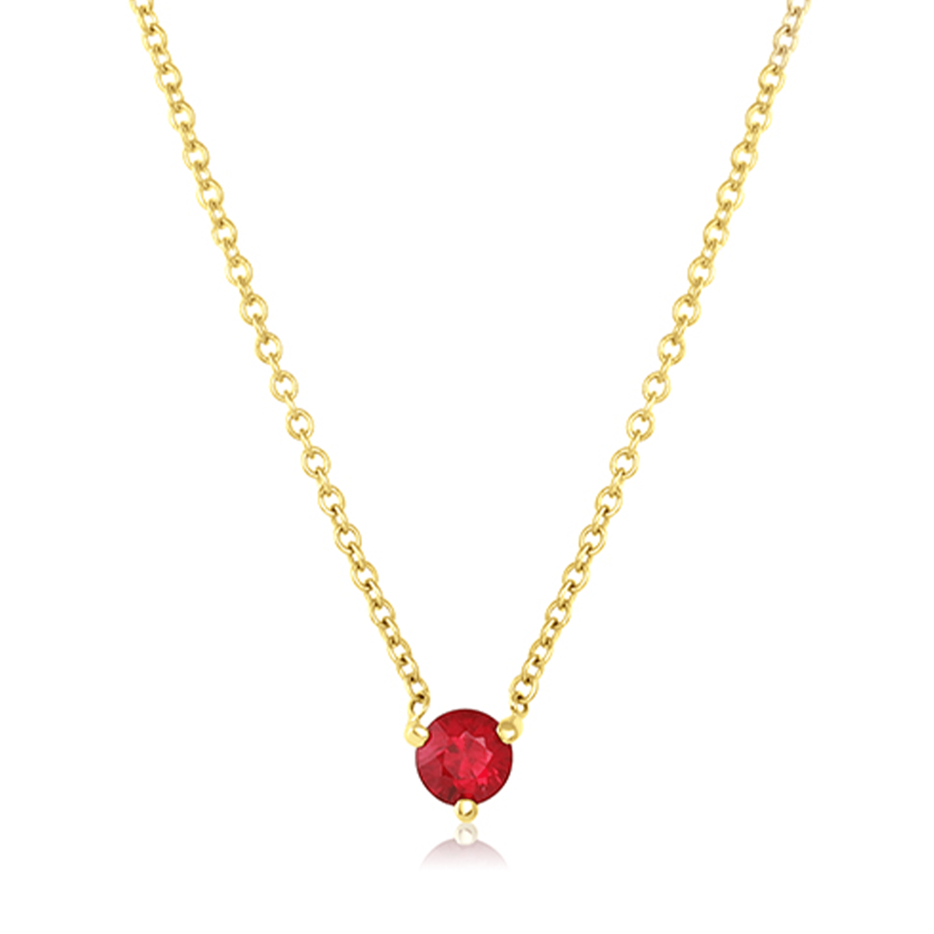 Marrow Fine Jewelry Ruby Sweet Nothings Choker [Yellow Gold]