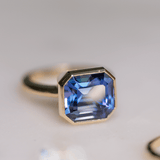 7.54ct Tanzanite Bezel Ring - Marrow Fine