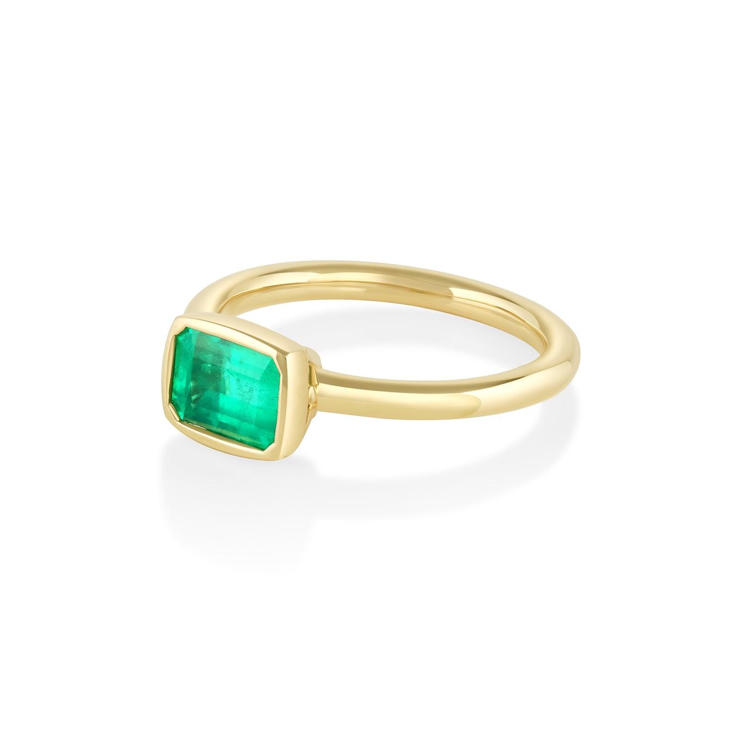 The Mini Roxy Engagement Ring East-West - Marrow Fine