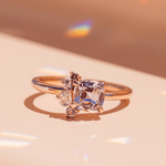 Lavender Spinel Spray Ring - Marrow Fine