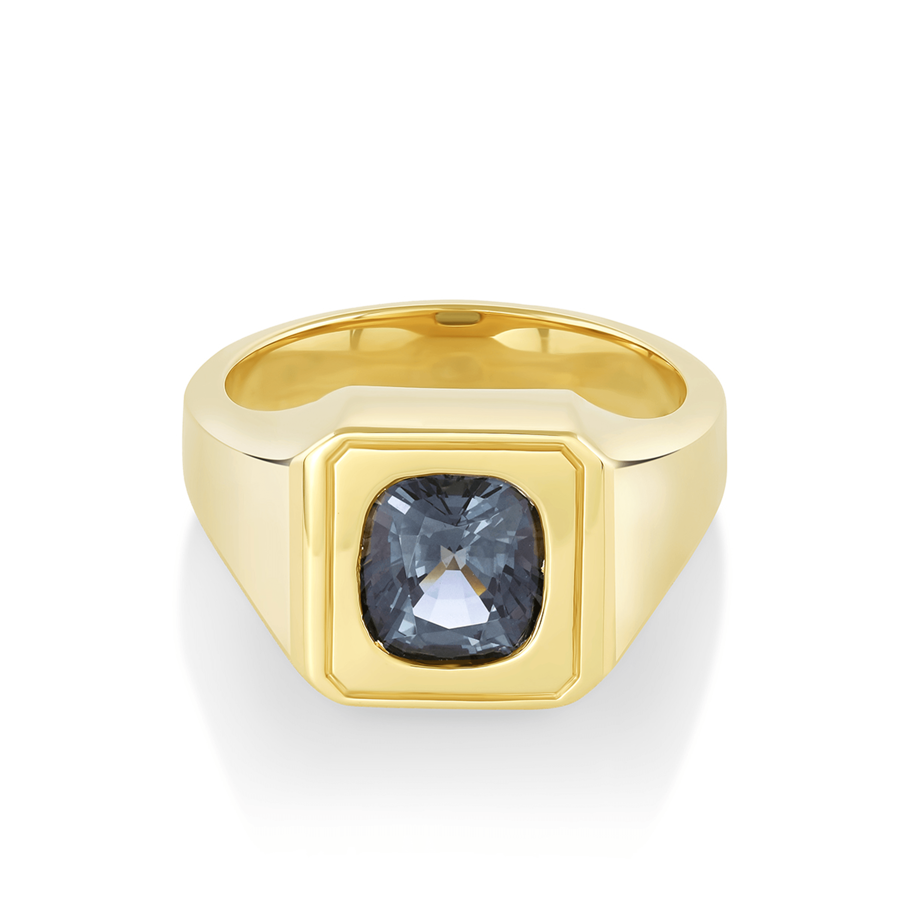 3.15ct Men's Spinel Signet Ring - Marrow Fine