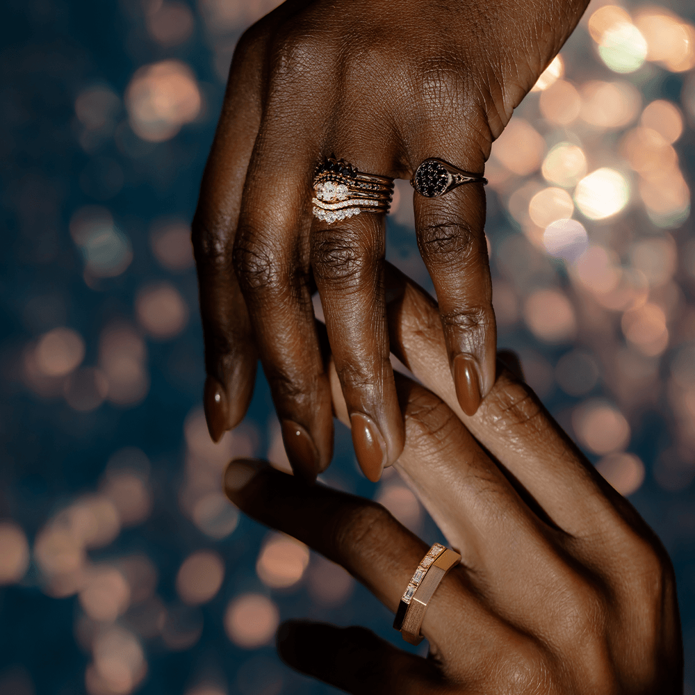 The Michelle Oval Three-Stone Engagement Ring - Marrow Fine