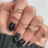 Margot Loose Chain Ring - Marrow Fine