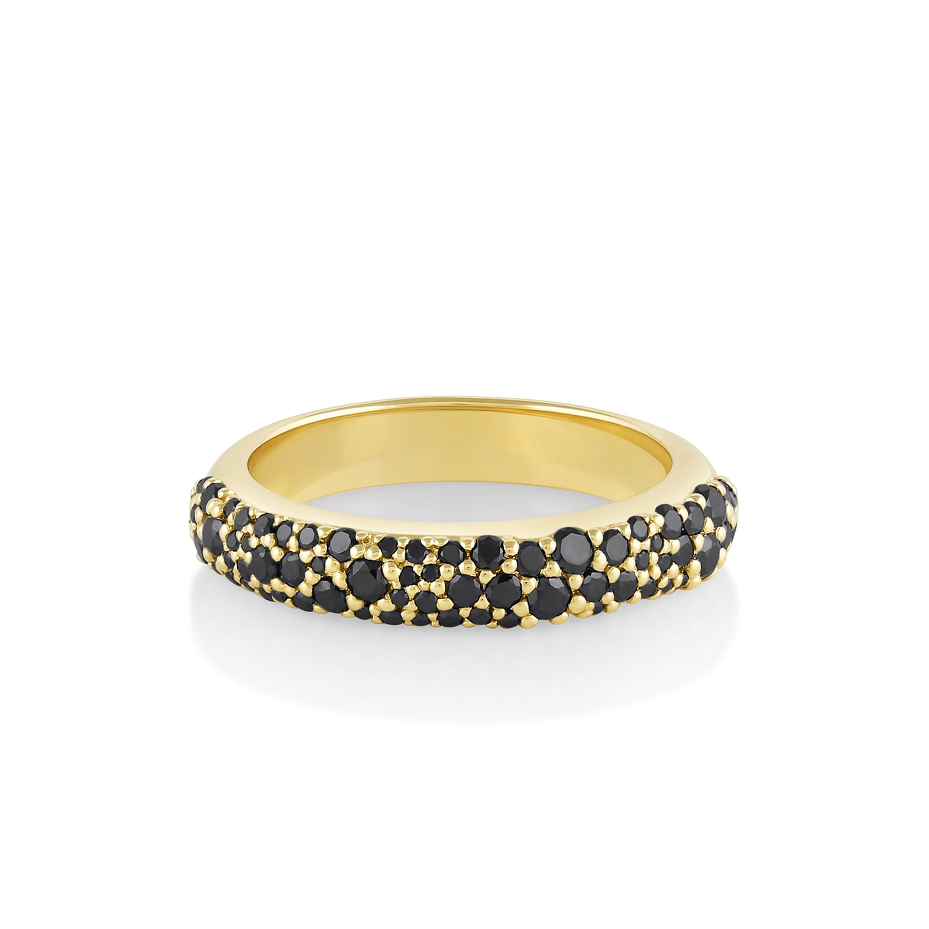 Marrow Fine Jewelry Black Diamond Starlight Band [Yellow Gold]