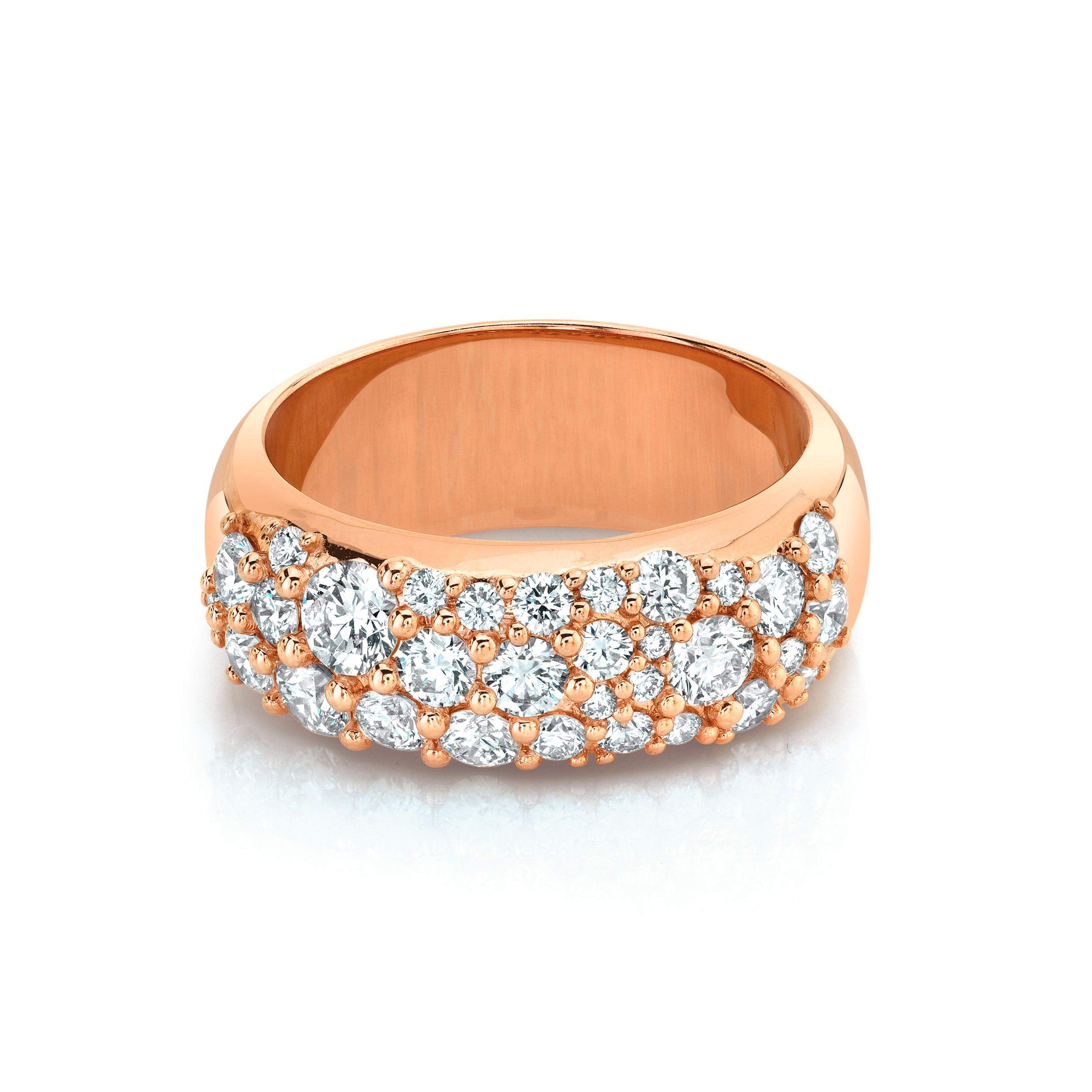 Marrow Fine Jewelry Starry Nights Diamond Band [Rose Gold]