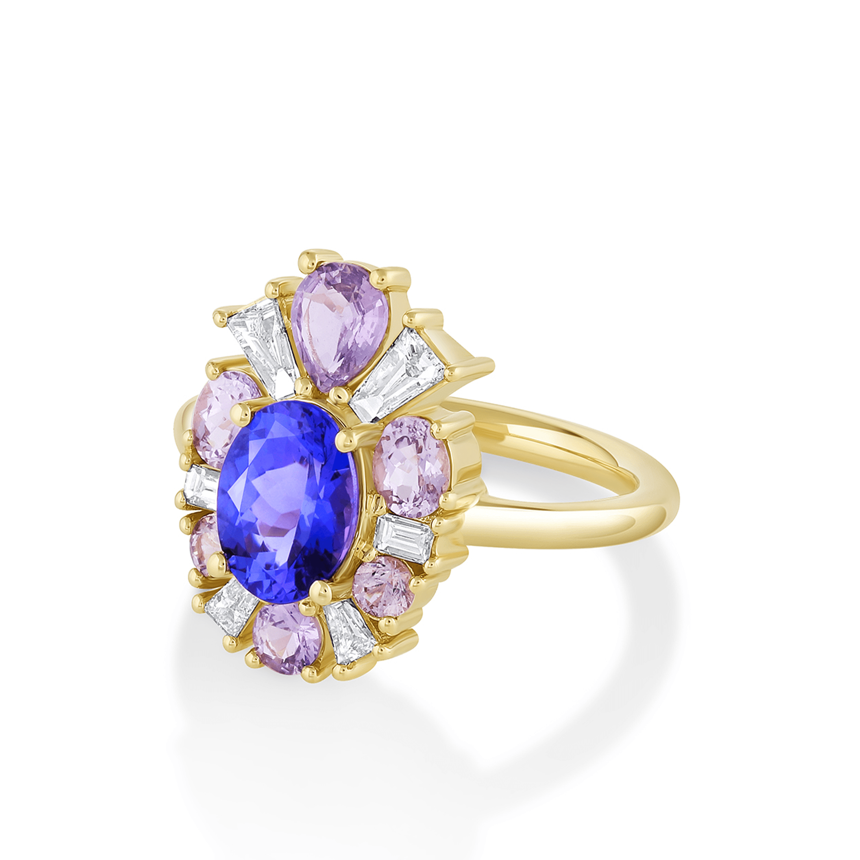 Marrow Fine Jewelry Tanzanite Ballerina Ring [Yellow Gold]