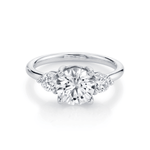 Marrow Fine Jewelry White Diamond Three Stone Engagement Ring [White Gold]