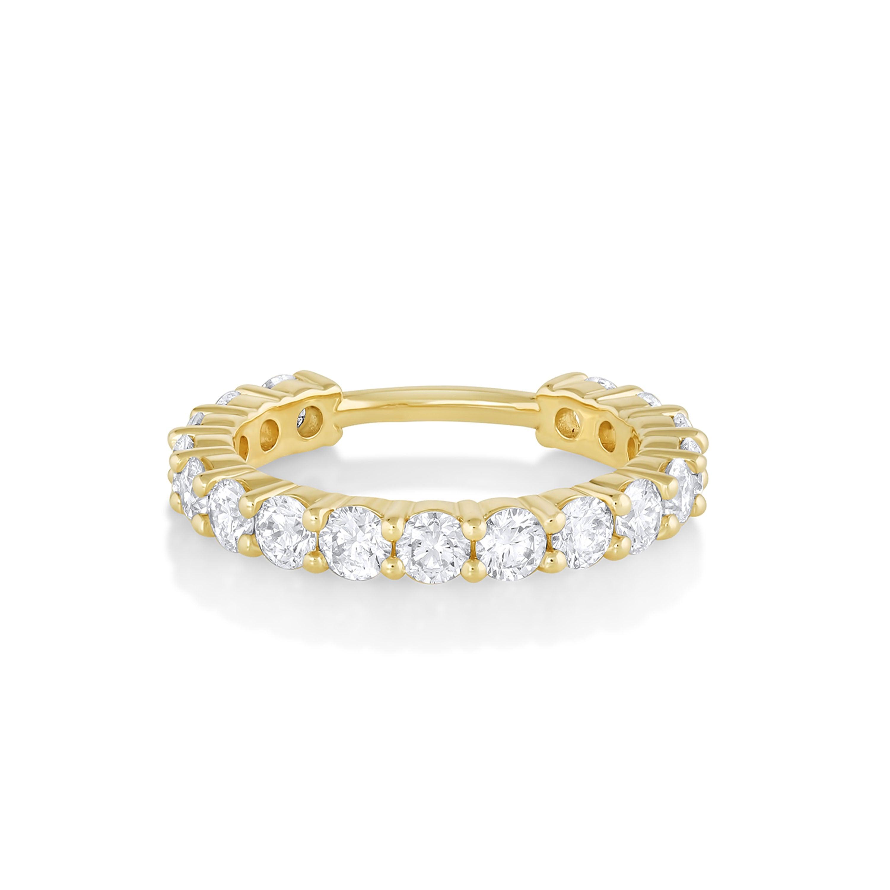 Marrow Fine Jewelry White Diamond Geneva Band [Yellow Gold]