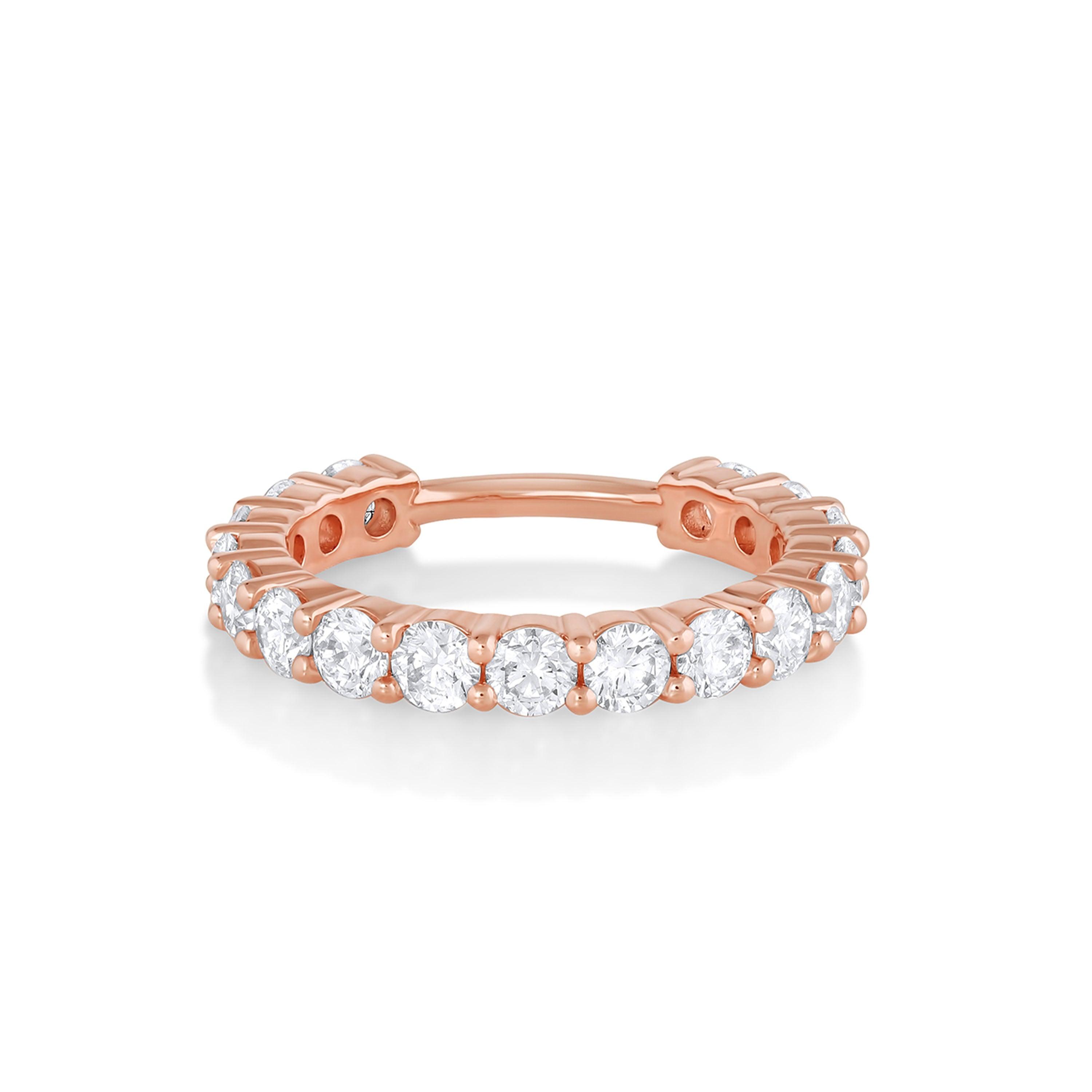 Marrow Fine Jewelry White Diamond Geneva Band [Rose Gold]