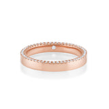 Marrow Fine Jewelry White Diamond 3 mm Parker Band [Rose Gold]