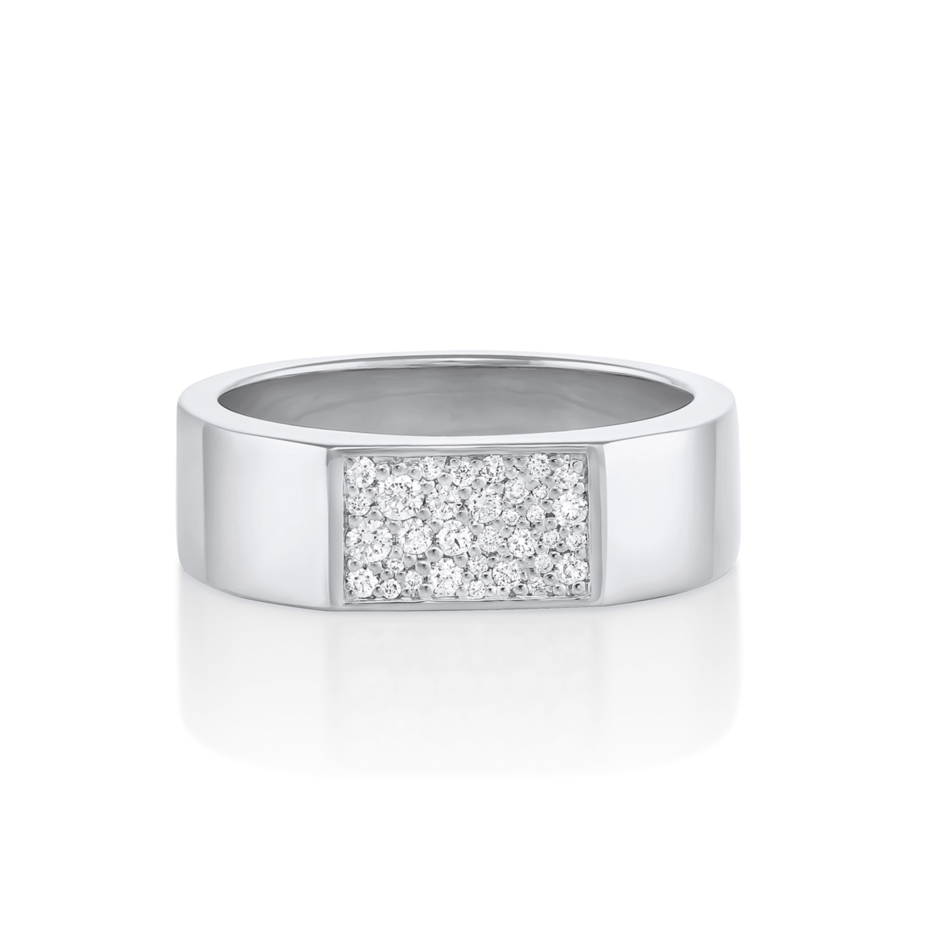 White Diamond Colson Band [white gold]