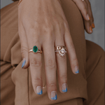 The Frankie Pavé Engagement Ring - Marrow Fine