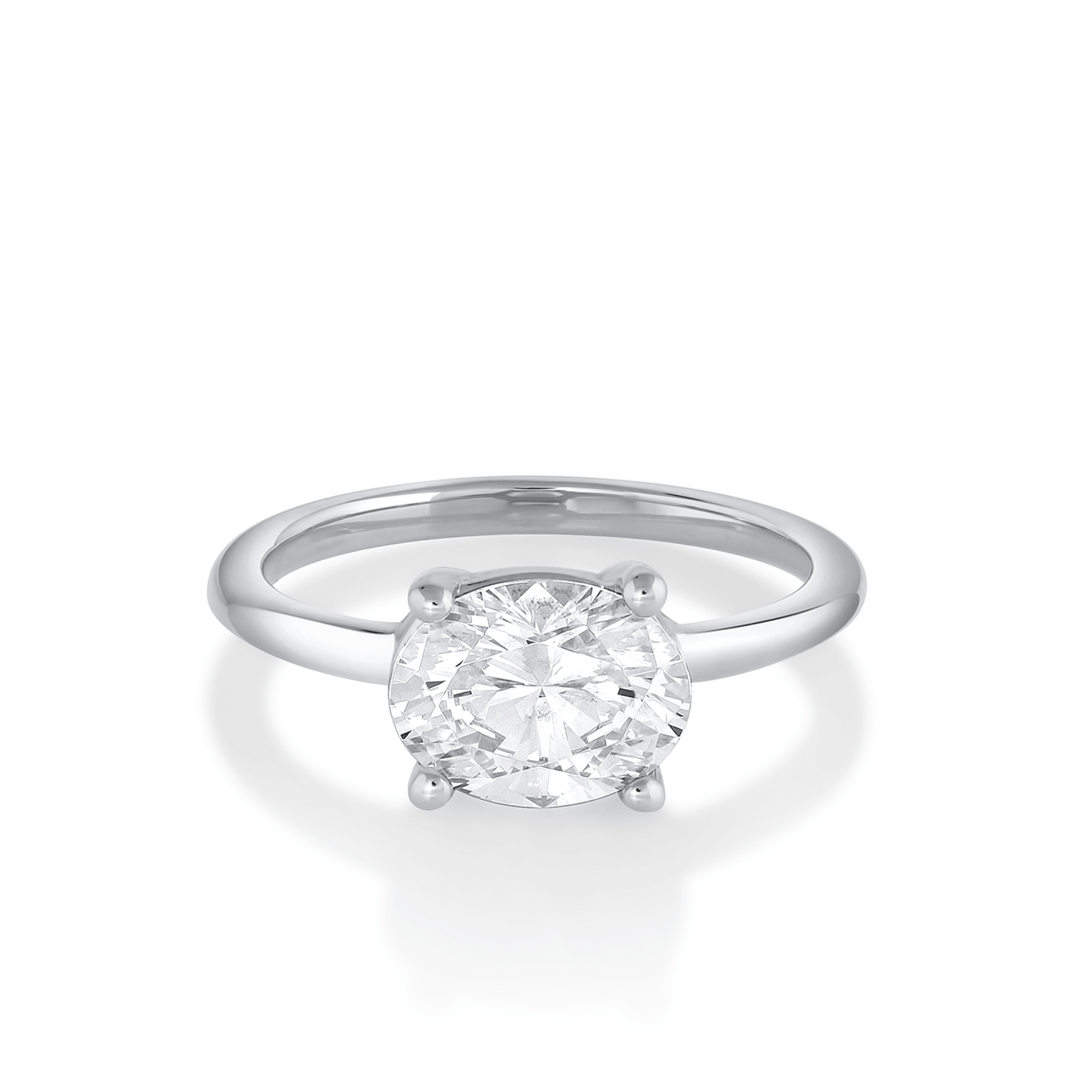 The Hazel Oval Solitaire Engagement Ring – Marrow Fine