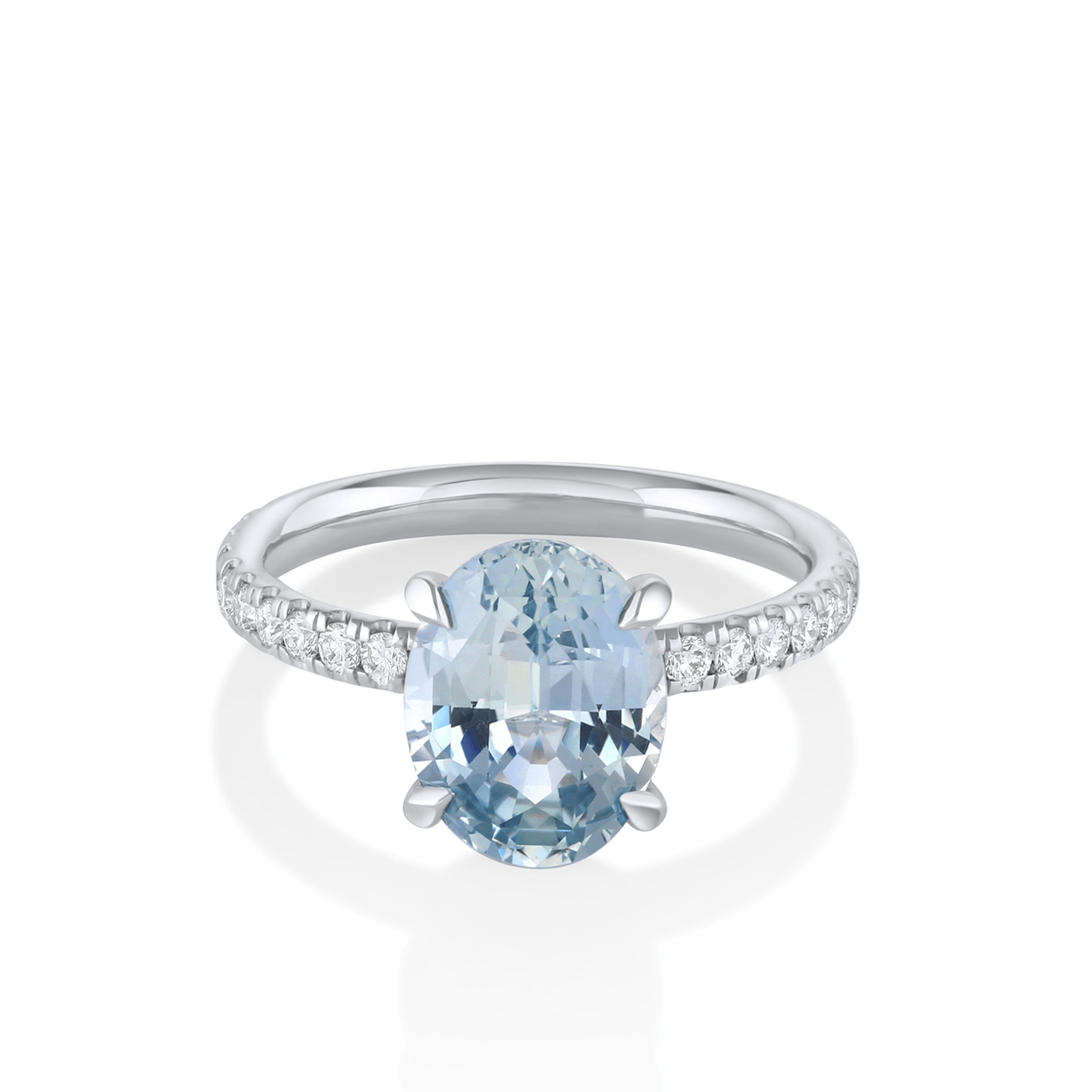 3.39ct Light Blue Sapphire Francesca Ring - Marrow Fine