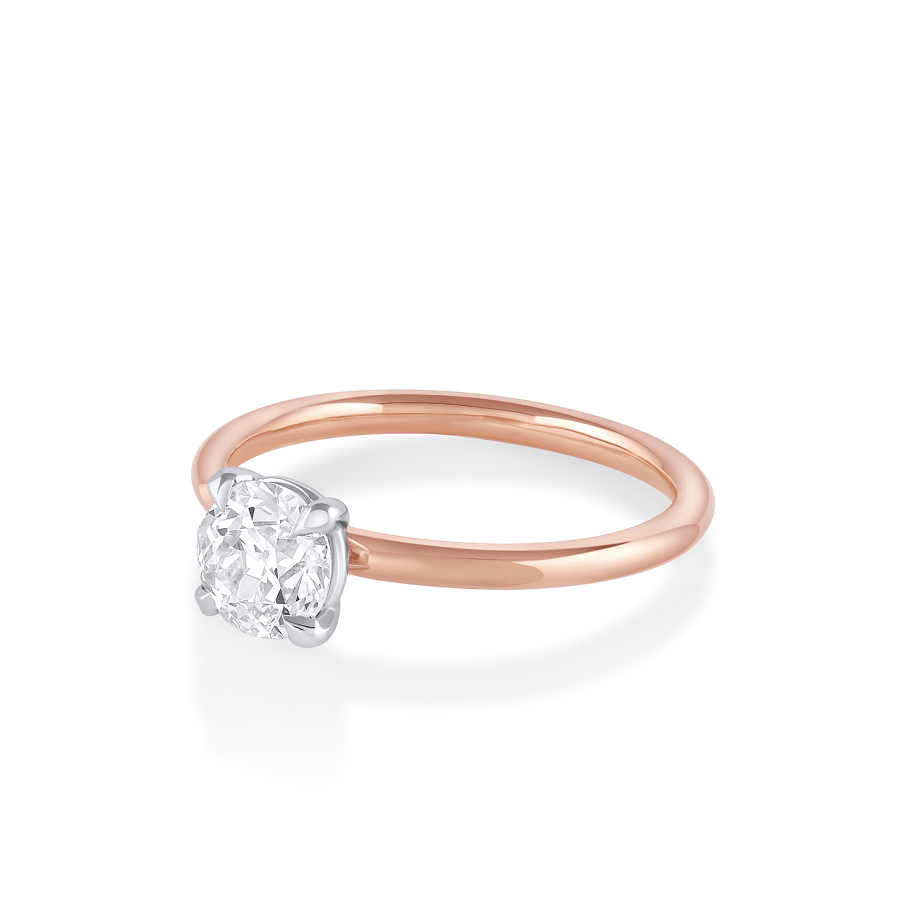 marrow-fine-old-euro-engagement-ring [ ROSE GOLD]