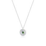 .15ct Diopside & White Diamond La Femme Amulet [white gold]