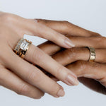 White Diamond Parker Band - 3mm - Marrow Fine