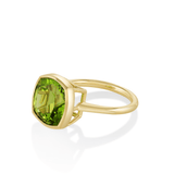 8.61ct Peridot Roxy Bezel Ring - Marrow Fine