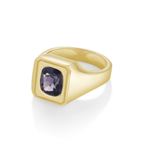 Marrow Fine Jewelry Men's Color Change Spinel Signet Ring [Yellow Gold]