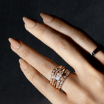 The Michelle Oval Three-Stone Engagement Ring - Marrow Fine